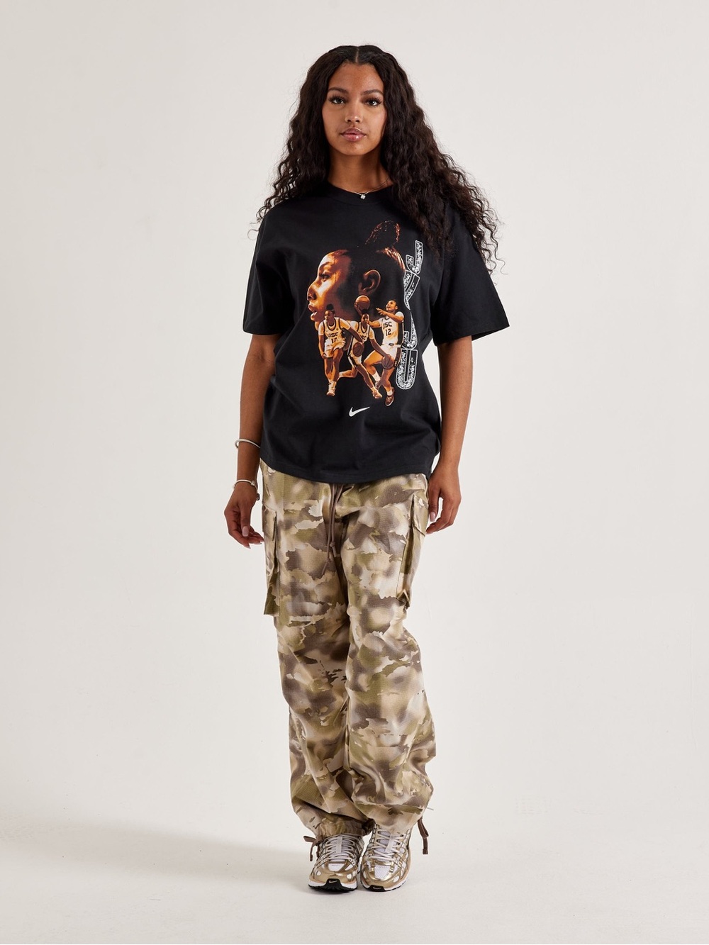Nike Sportswear Camo Cargo Relaxed Women's Pants (09G0699) Gorpcore